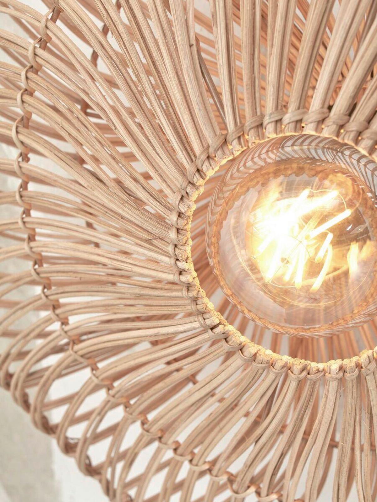 Wandleuchte Zanzibar/W/4012/N - Naturfarben, Trend, Naturmaterialien (40/12cm) - Good & Mojo