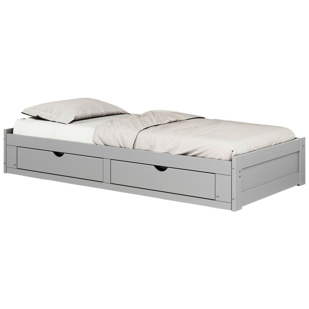 Ausziehbett Livio Grau