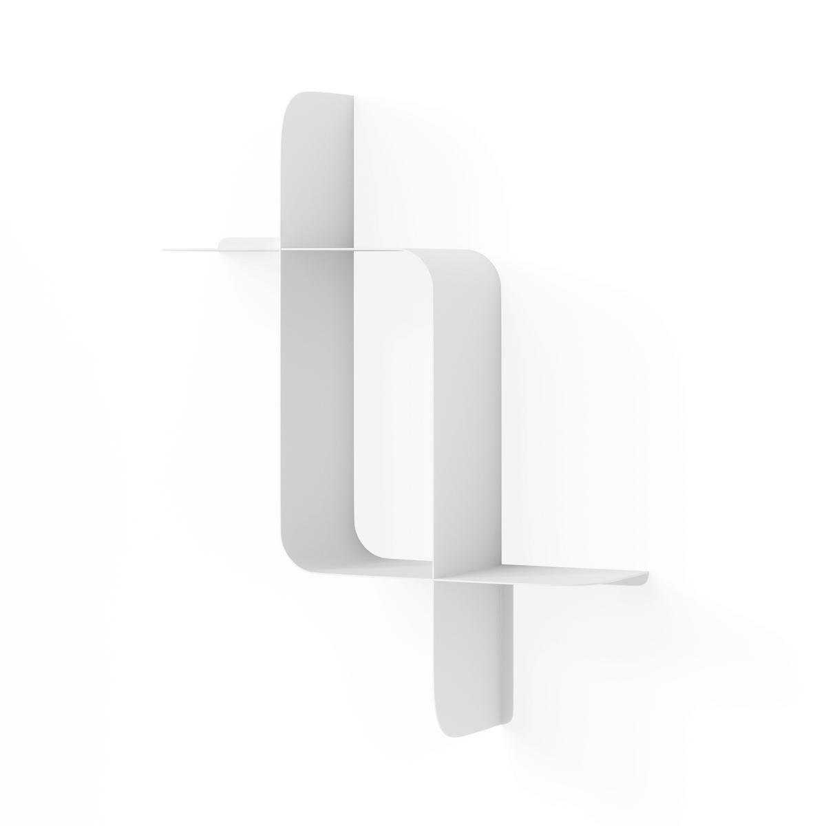 Nástenná polica, biela - Basics (61/47/15cm) - Umbra