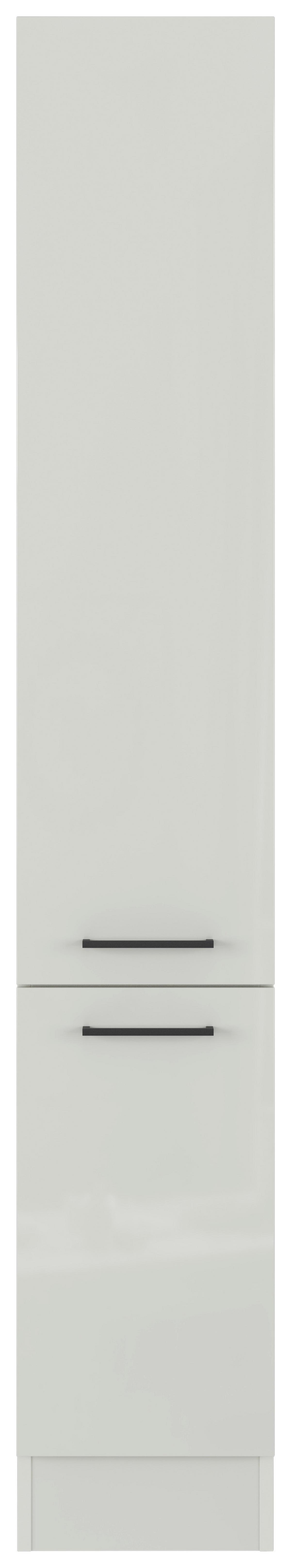 Potravinová skříň LEVI LEVI - šedá/černá, Moderní, kov/kompozitní dřevo (30/200/57cm) - FlexWell