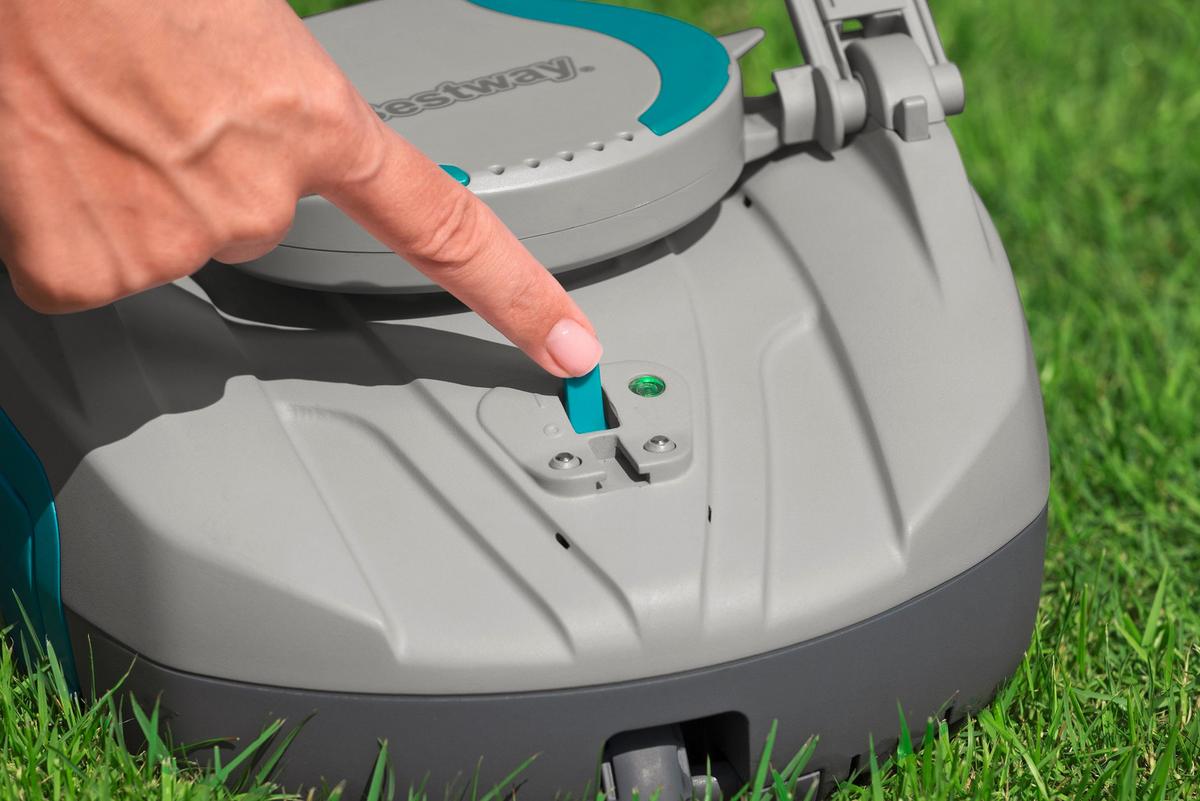 Poolsauger Vanja - Grau, KONVENTIONELL, Kunststoff/Metall (27/24,4/15,5cm) - Bestway