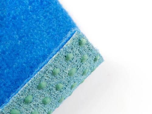 Rasenteppich Tennesse Blau - Blau, Basics, Textil (133/1750cm)