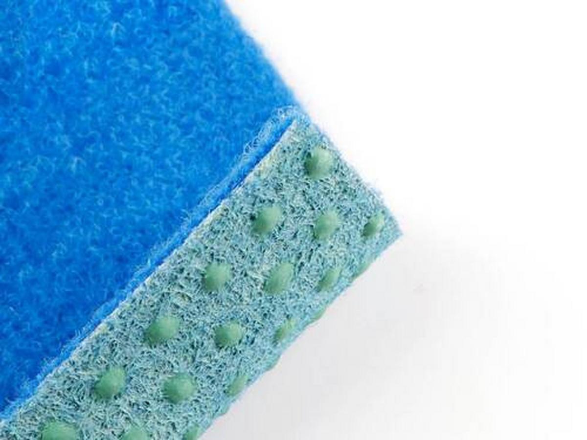 Rasenteppich Tennesse Blau - Blau, Basics, Textil (133/1650cm)