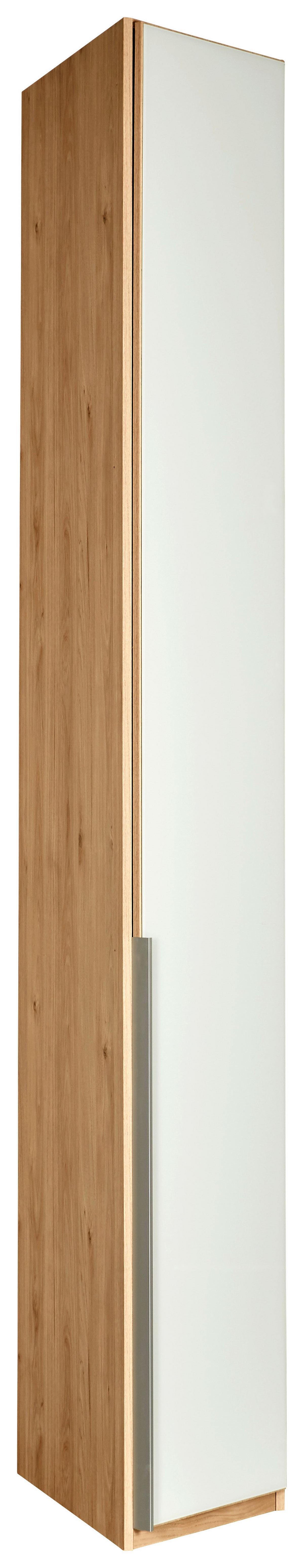 ŠIKMÝ DÍL NEW YORK - bílá/barvy dubu, Konvenční, kov/kompozitní dřevo (33/236cm)