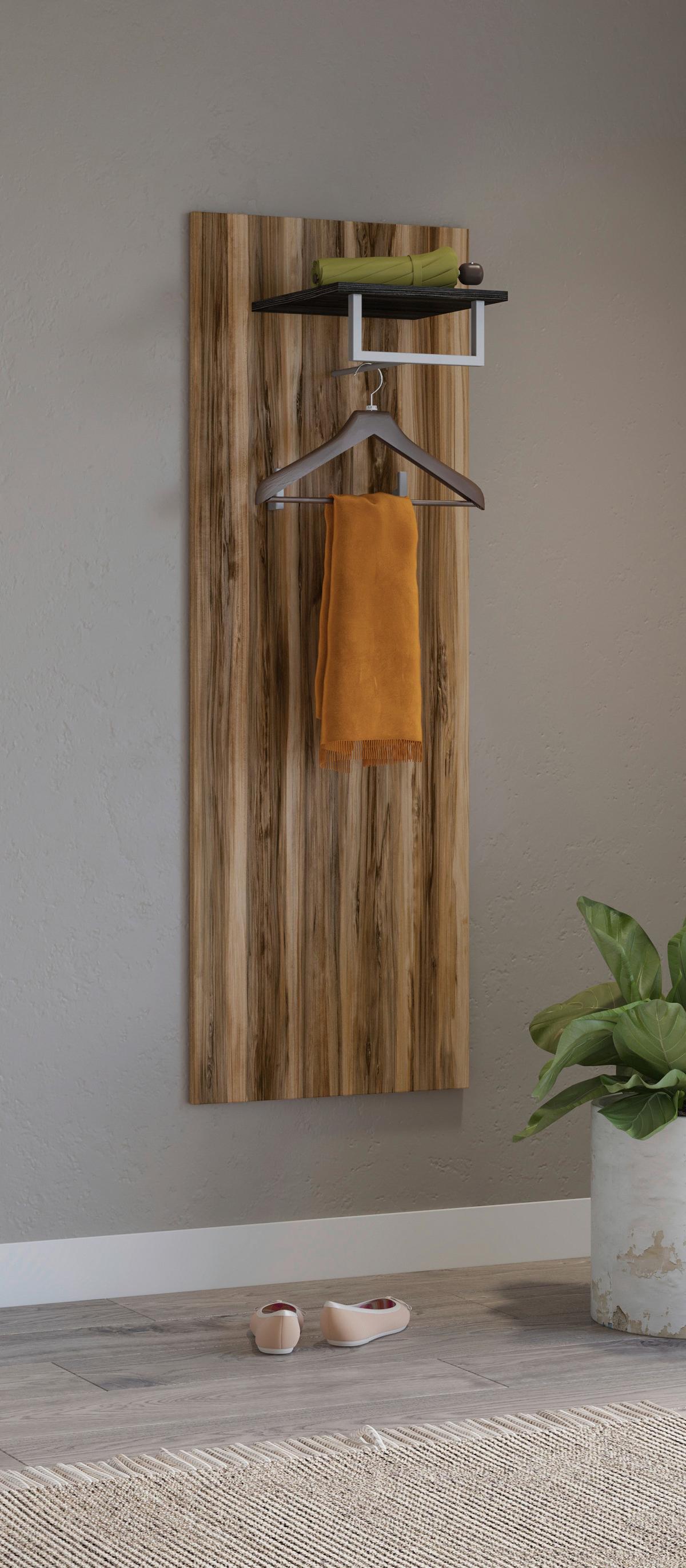 Előszobapanel Larona - barna, Basics (50/140/30cm)