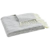 Deka Samira, 130/170 cm, sivá - sivá/prírodná farba, Lifestyle, textil (130/170cm) - Modern Living