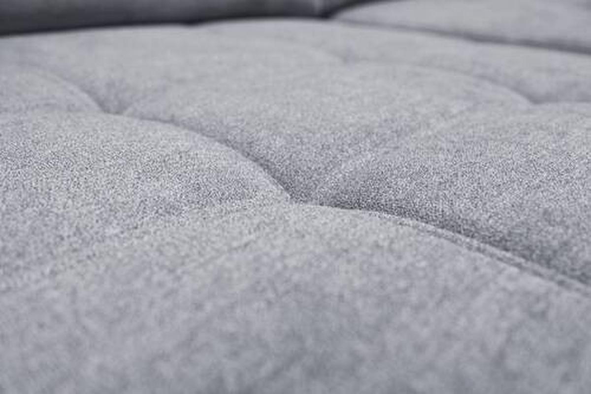 Ecksofa Canion - Chromfarben/Hellgrau, Design, Textil (173/322/174cm) - Livetastic