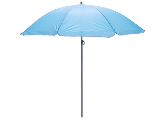 Sonnenschirm Sophie II - Blau/Anthrazit, KONVENTIONELL, Textil/Metall (180/190cm) - Ombra Sonnenschirm Sophie II - Blau/Anthrazit, KONVENTIONELL, Textil/Metall (180/190cm) - Ombra
