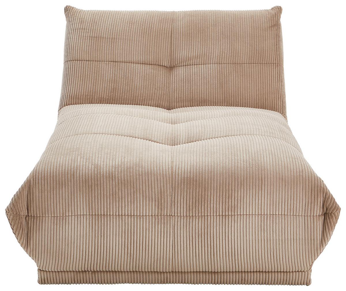 Modul Sofa Giselle Ottomane B: 105 Cm Taupe - Taupe, Trend, Textil (105/80/185cm) - Livetastic