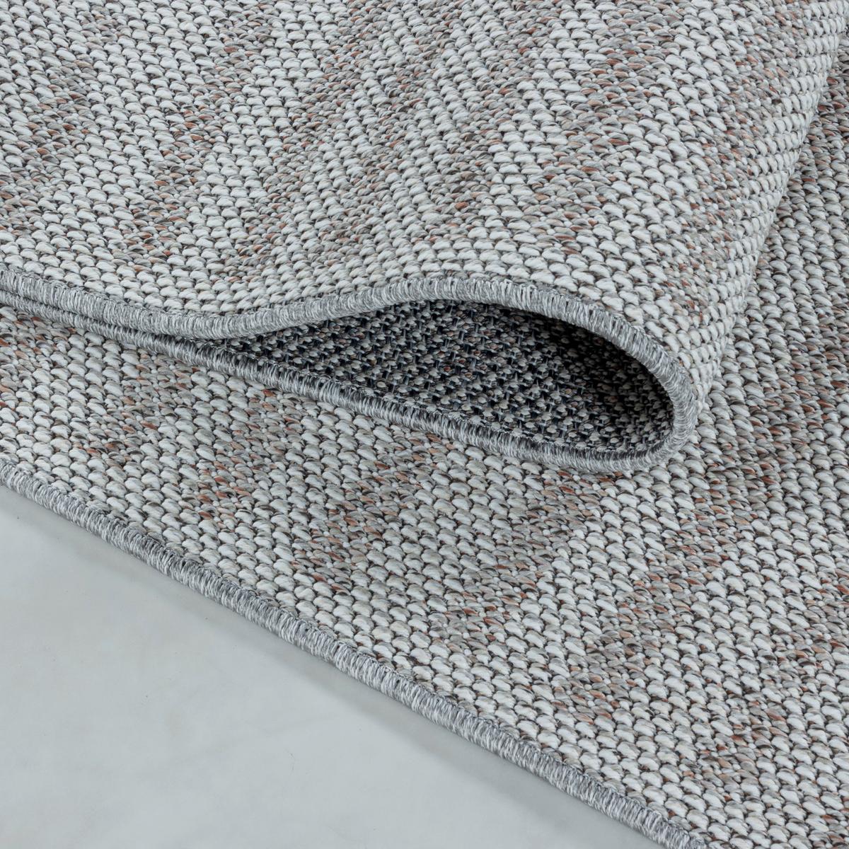 Flachwebteppich Aruba - Pink, Design, Textil (80/250cm) - Novel