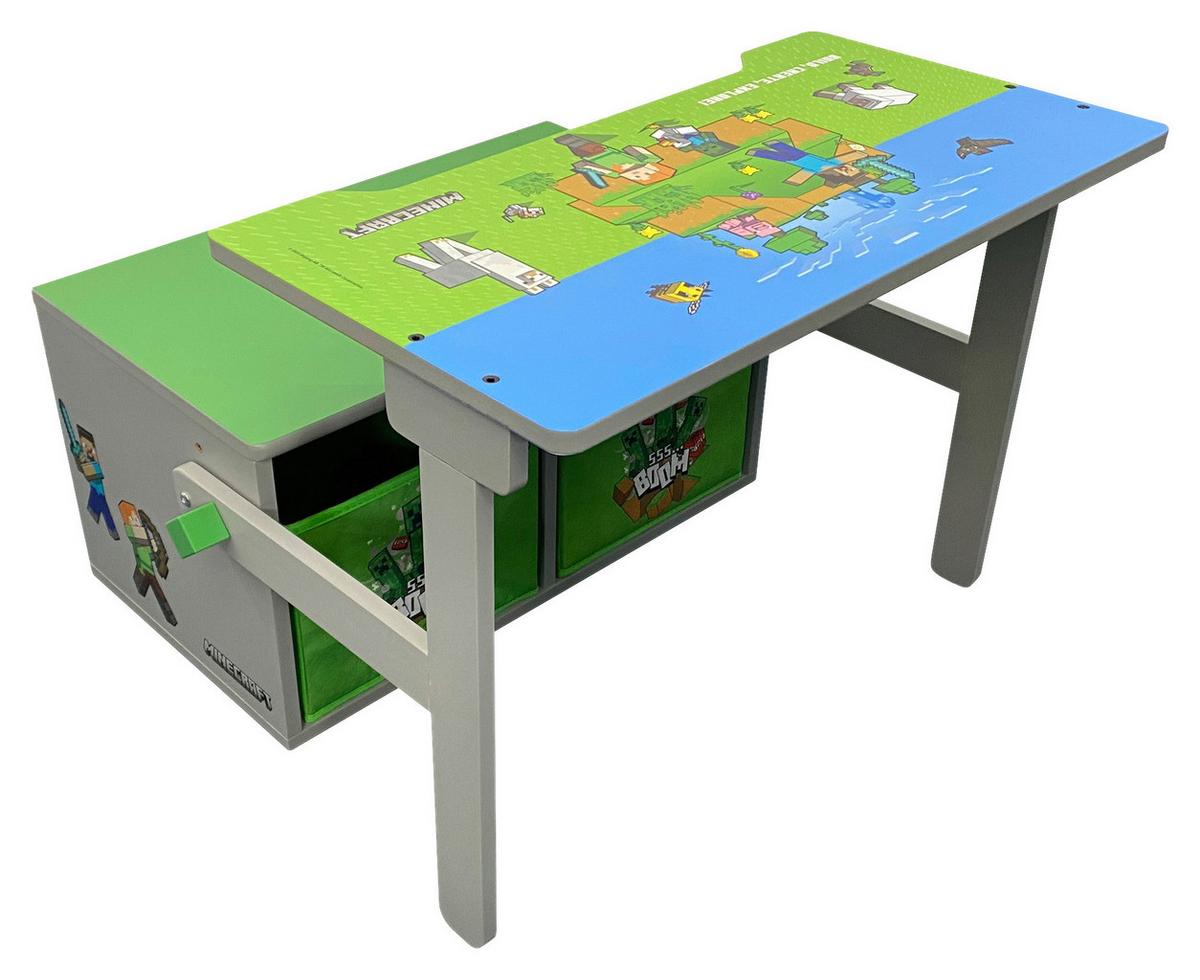 Kindersitzbank Minecraft - Multicolor, MODERN, Holzwerkstoff/Textil (65,4/60/35cm) - Minecraft