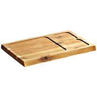 Servierbrett Akazie Fsc - Akaziefarben, Basics, Holz (37,50/24/1,80cm) - Kesper