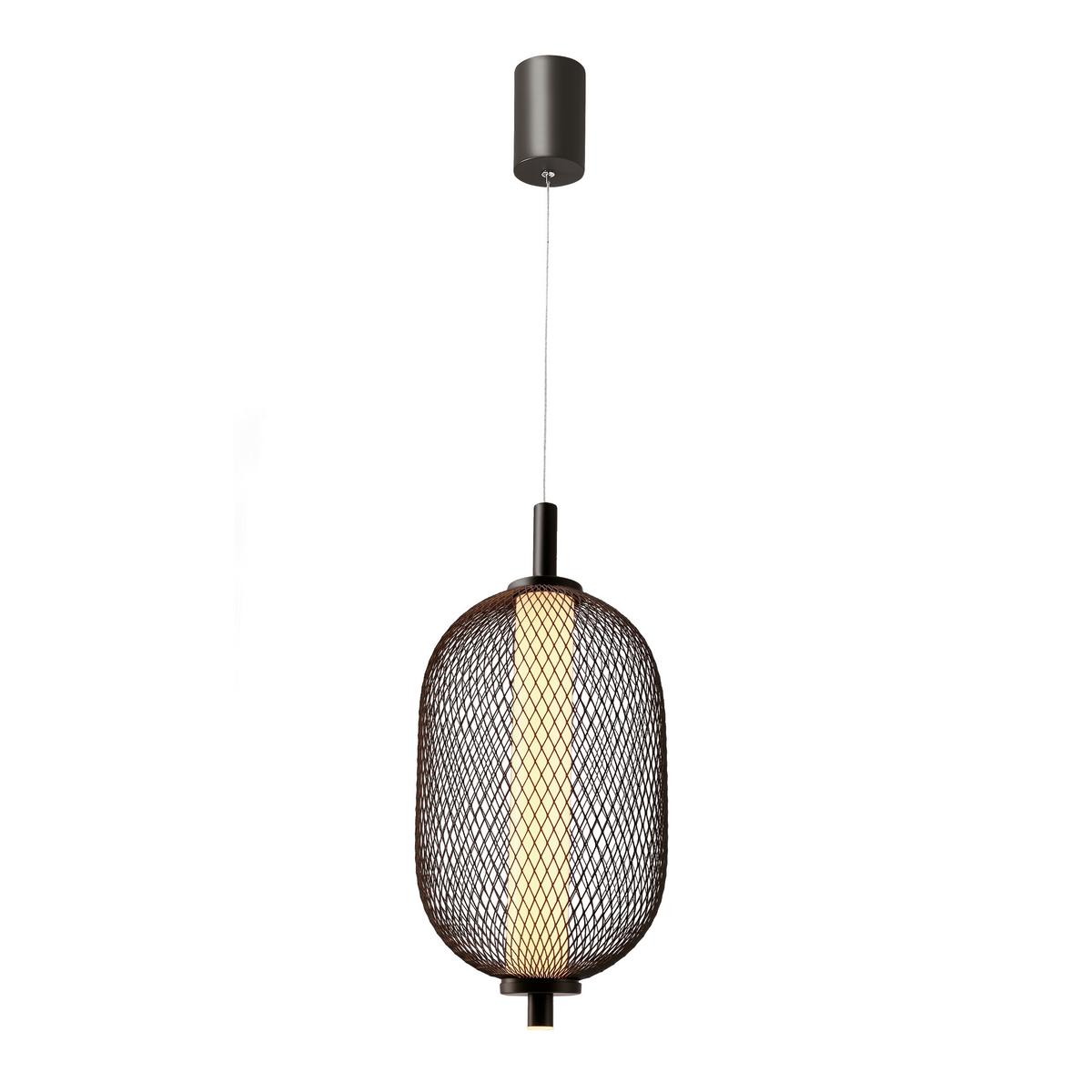 LED-Pendelleuchte 31-35349 Puma - Schwarz/Weiß, KONVENTIONELL, Kunststoff/Metall (15/15/140cm)
