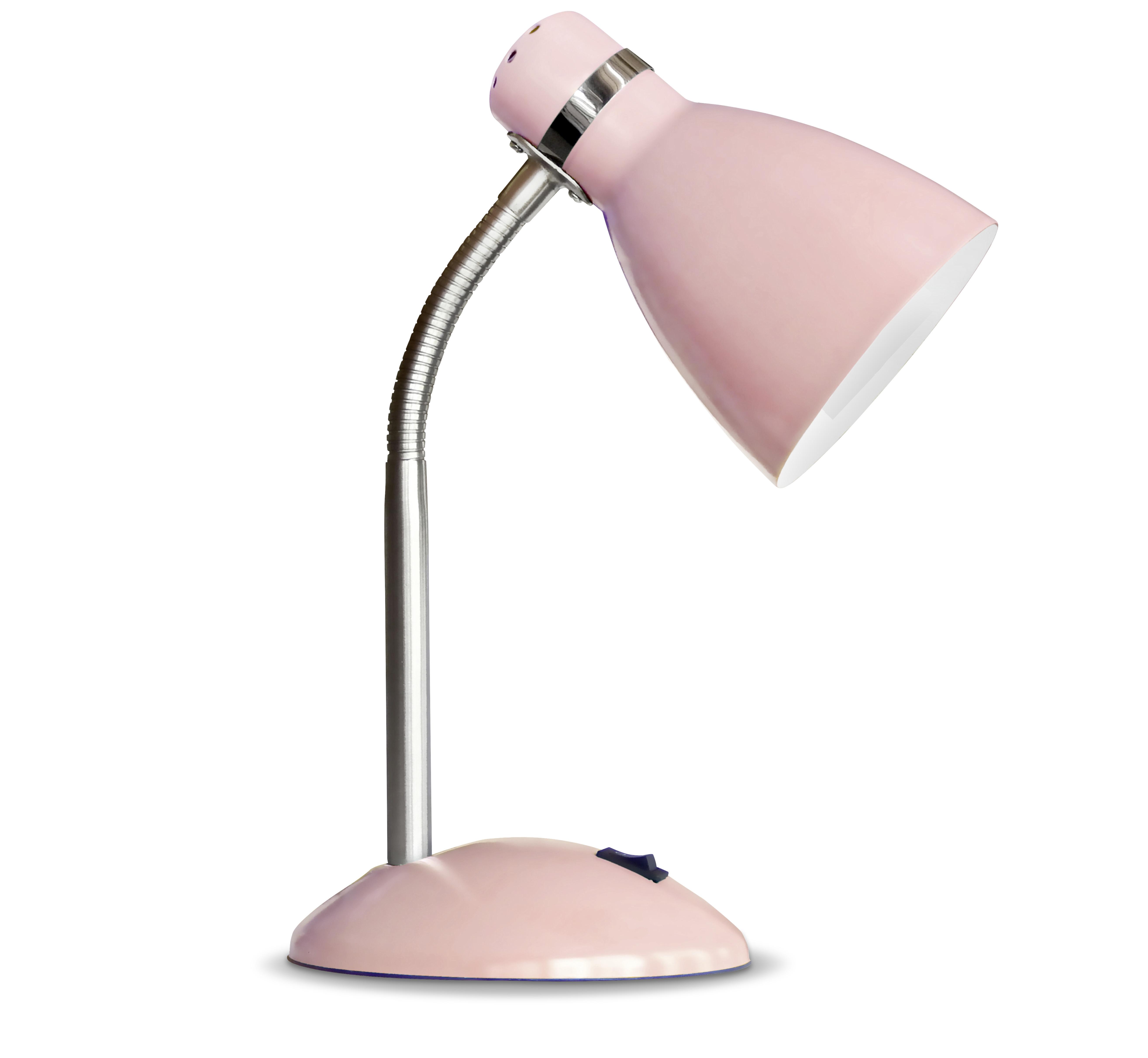 Stolní Lampa Elif V: 30cm, 25 Watt - starorůžová, Lifestyle, kov (30cm) - Modern Living