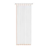 Vorhang Mit Schlaufen Und Band Utila 140x245 Cm Weiß - Weiß, KONVENTIONELL, Textil (140/245cm) - Ondega