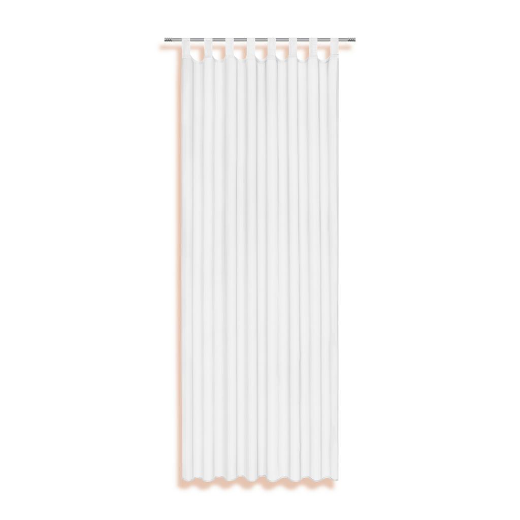 Vorhang Mit Schlaufen Und Band Utila 140x245 Cm Weiß