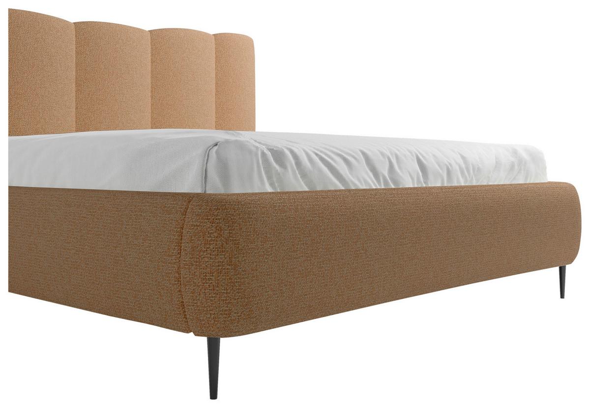 Polsterbett Nook 180x200 Cm Terracotta - Terracotta, MODERN, Holz/Holzwerkstoff (180/200cm) - MID.YOU