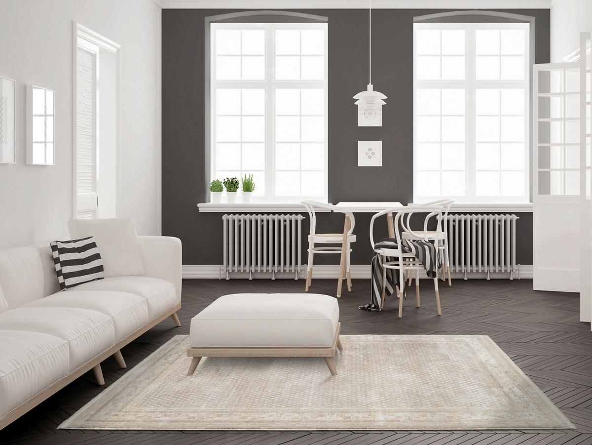 WEBTEPPICH MONZA - Beige/Goldfarben, KONVENTIONELL, Textil (120/180cm) - Dieter Knoll
