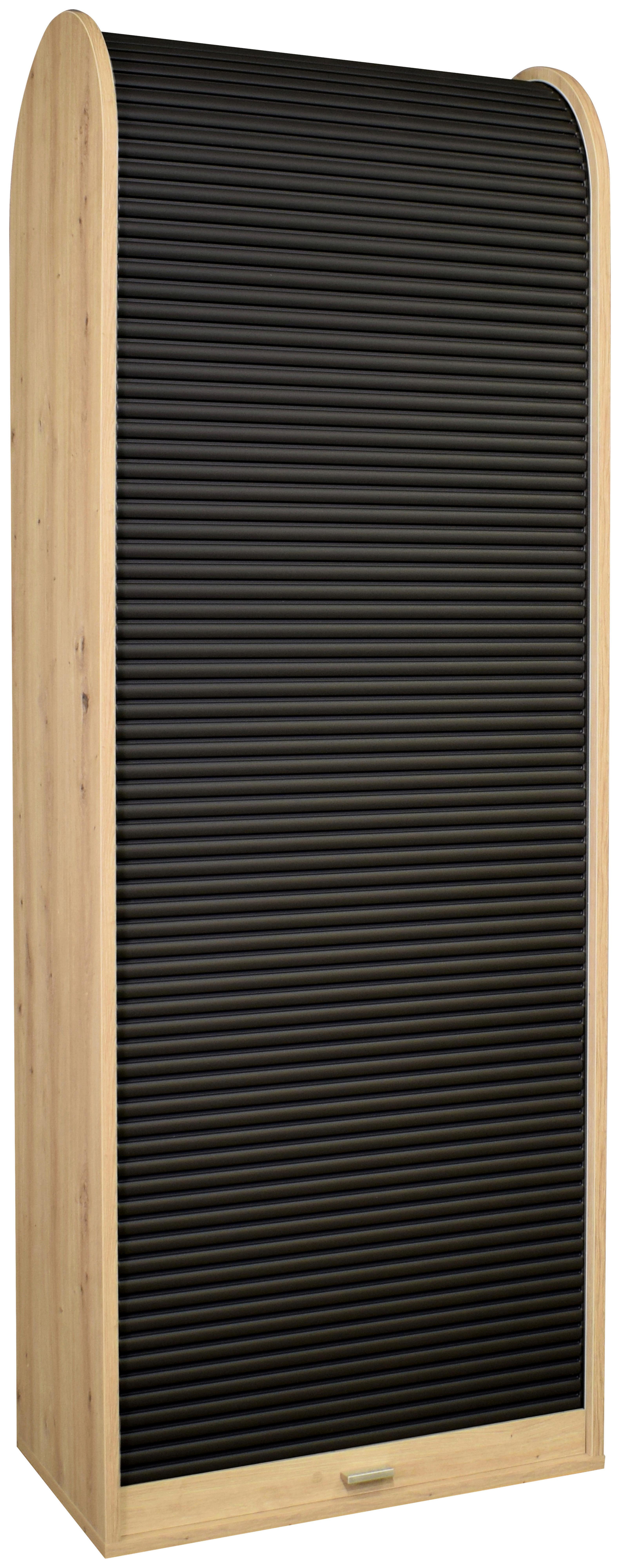 Aktenschrank Graphitfarben/Eichefarben B: 69 cm - Eichefarben/Graphitfarben, MODERN, Holzwerkstoff (69/192/44cm) - Livetastic