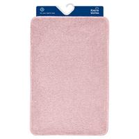 Badteppich Set Noble 85x55 Cm Rosa Waschbar/rutschhemmend - Rosa, KONVENTIONELL, Textil (55x85/50x50cm) - Kleine Wolke