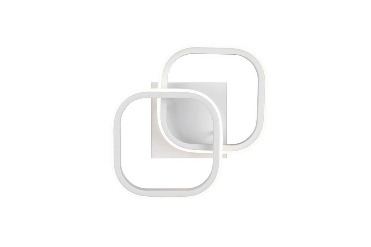 Led-deckenleuchte, 4000k Denise - Weiß, Basics, Kunststoff/Metall (24/24/10,5cm) - Luca Bessoni