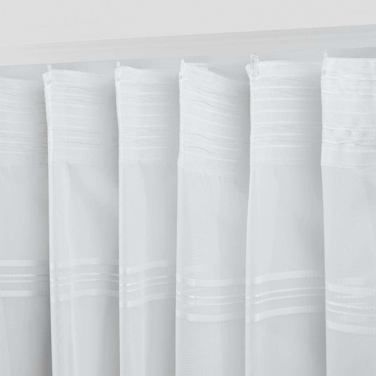 HOTOVÝ ZÁVES Louis, 140/245 cm - biela, Konventionell, textil (140/245cm) - Modern Living