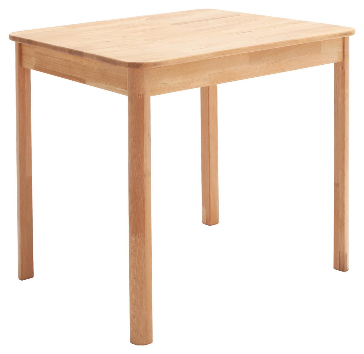 Esstisch Oskar - Kernbuche, KONVENTIONELL, Holz (60/80/76cm) - MID.YOU