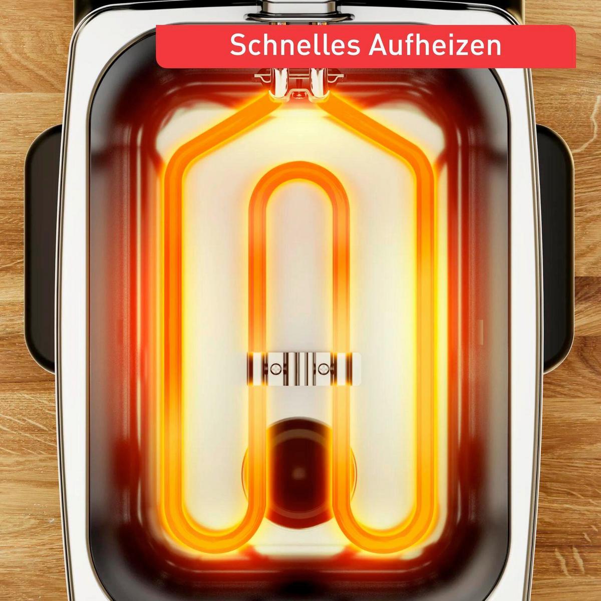 FRITTEUSE 3,5 Liter - Edelstahlfarben, Basics, Kunststoff/Metall (42.1/29.4/34.5cm) - Tefal