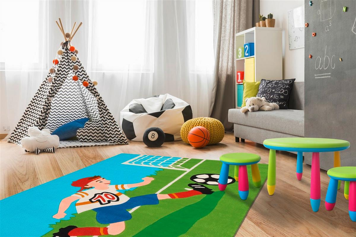 Kinderteppich Multicolor Joy 110x160 cm - Multicolor, Basics, Textil (110/160cm) - Kayoom