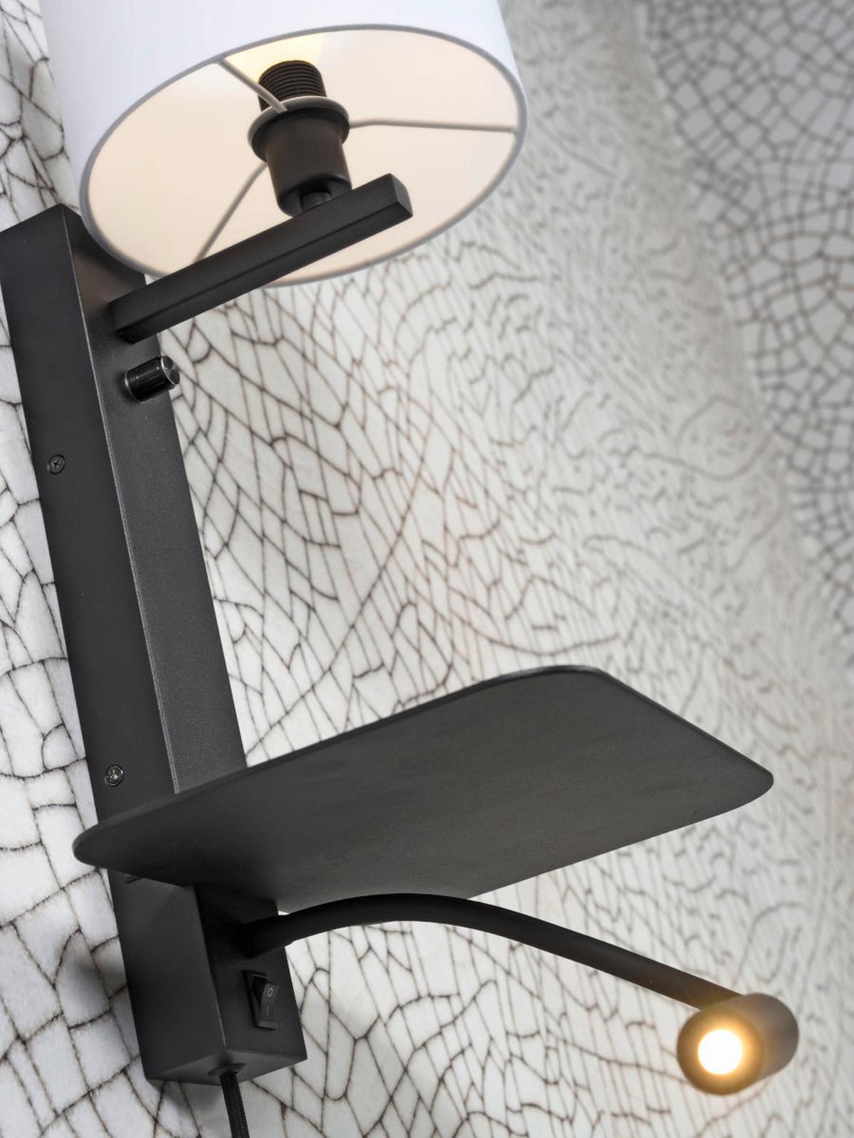 Wandleuchte Florence/Wxl/B/1815/W - Weiß, Trend (24/22/52cm) - It's about Romi