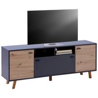 TV-Lowboard Trend B: 170 cm Anthrazit, Eiche Artisan - Anthrazit/Eiche Artisan, MODERN, Holzwerkstoff (170/66/40cm)