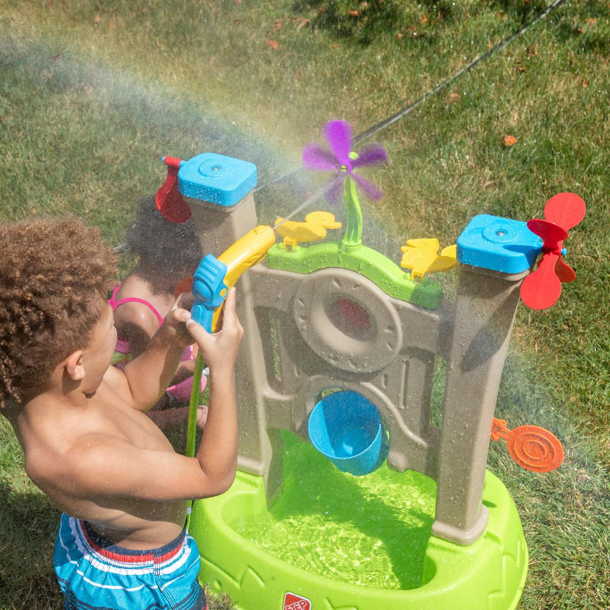 Sand- Und Wassertisch 400299 - Blau/Braun, KONVENTIONELL, Kunststoff (59,7/82,2/44,5cm) - Ambia Garden