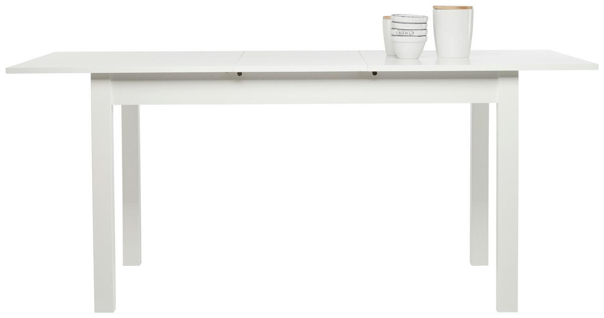 Kihúzható Asztal Coburg 140/80 Cm - fehér, Design, faalapú anyag (140/80/76,5cm) - MID.YOU