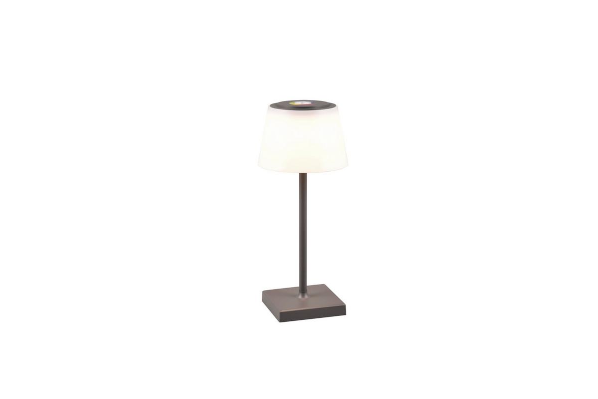 Akku-tischleuchte R54126142 Sanchez - Anthrazit/Weiß, KONVENTIONELL, Kunststoff (13/30cm)