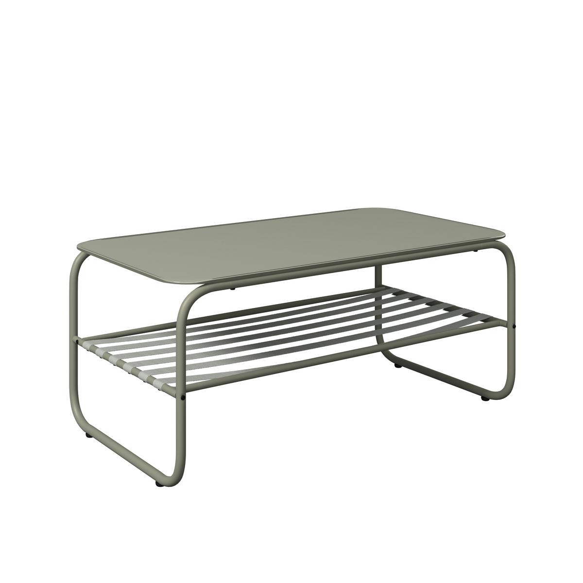 Loungegarnitur Miami - Beige/Grau, MODERN, Glas/Textil (128/62/82cm) - Beldano