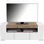 Tv - Elem Toronto - Tölgyfa/Fehér, modern, Faalapú anyag (140/53/45,2cm) - OMBRA