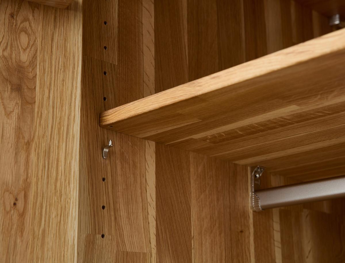 Drehtürenschrank Emilia, Eichefarben B: 202 Cm - Wildeiche/Eichefarben, MODERN, Holz (202/223/62cm) - MID.YOU