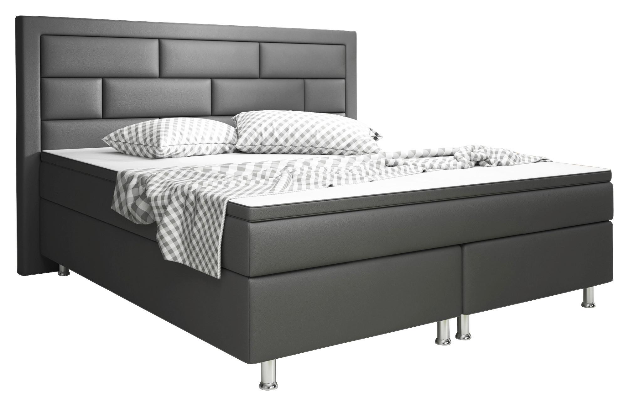 Boxspringbett NIZZA im Lederlook