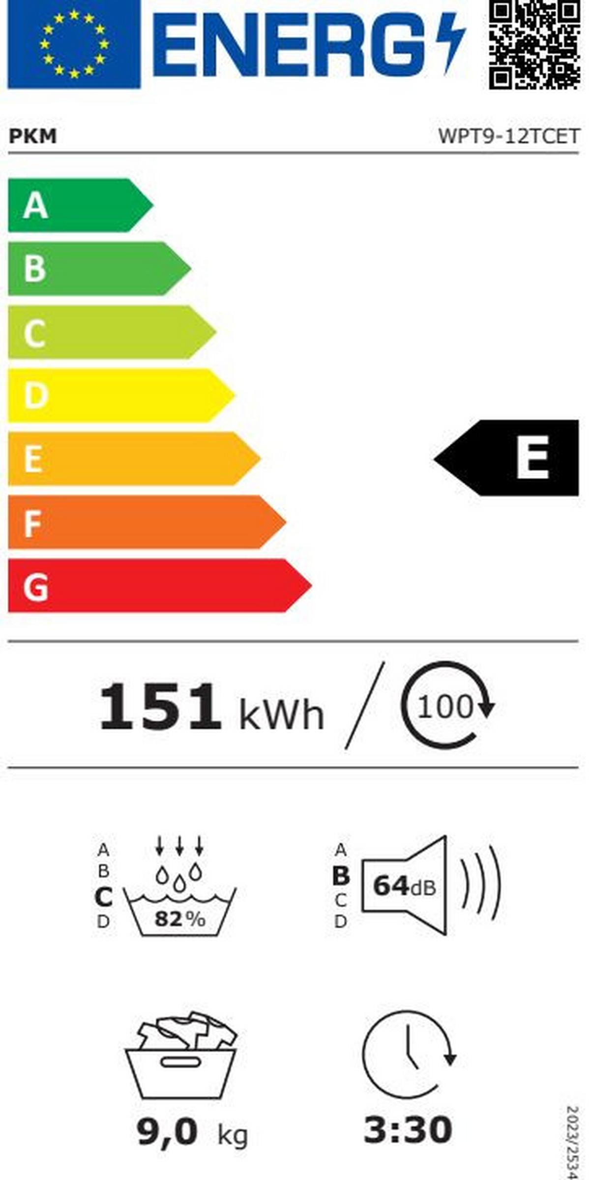 Wärmepumpentrockner Wpt9-12tcet - Weiß, Basics, Metall (60/85/67cm) - PKM