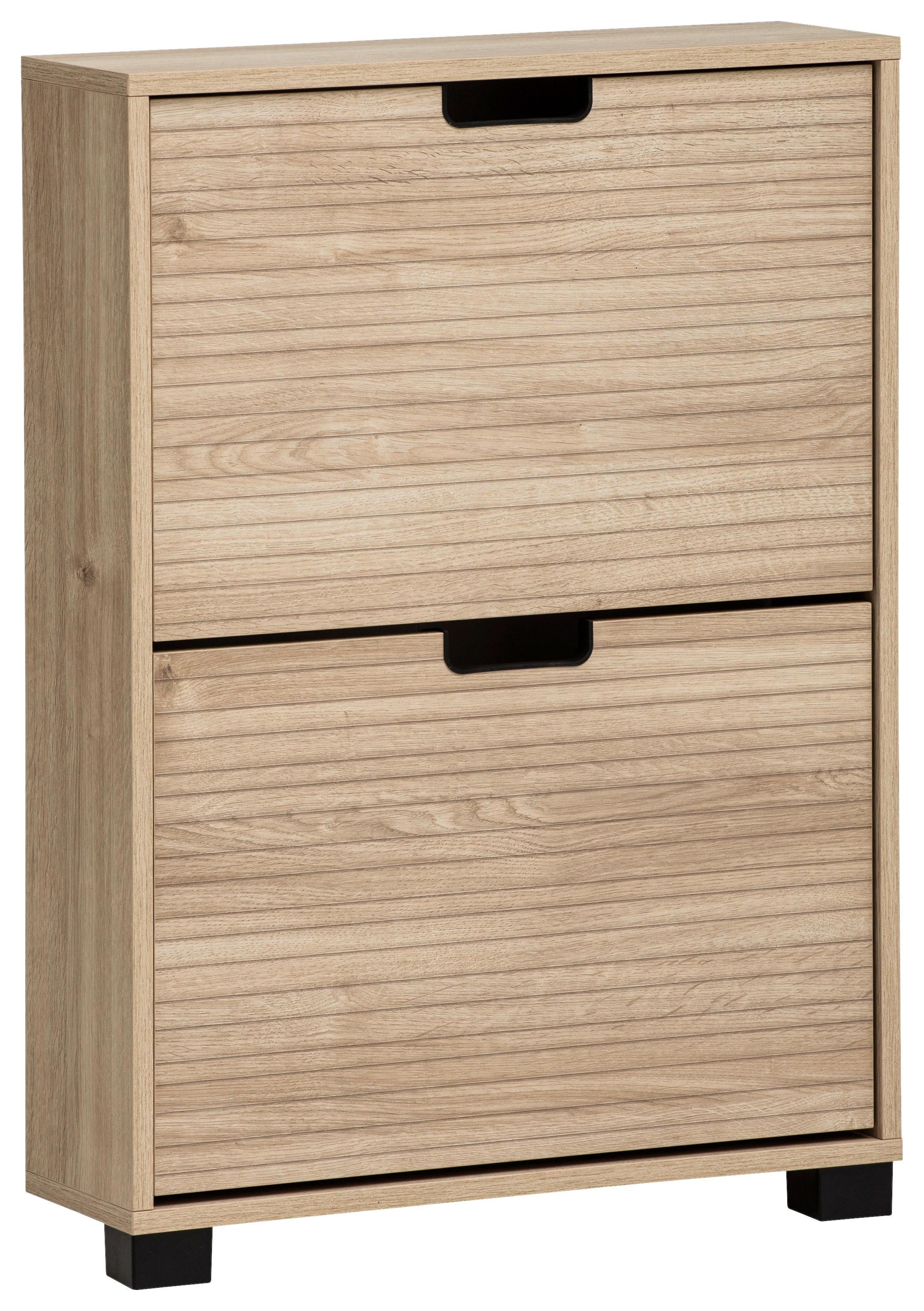 Schuhkipper Emmik, Eiche Artisan B: 59,8 - Eiche Artisan, Design, Holzwerkstoff (59,8/85,2/19,55cm) - MID.YOU