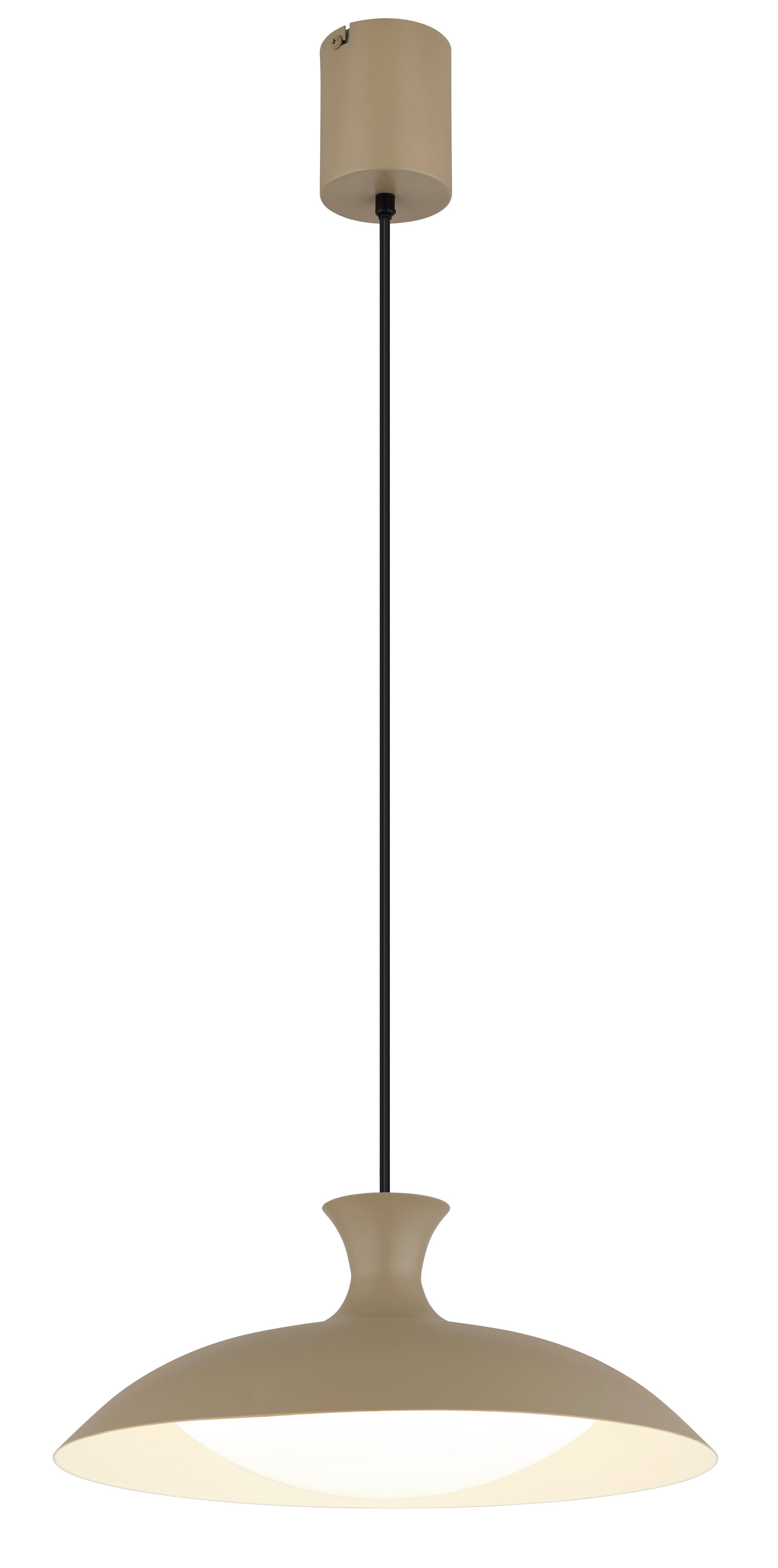 Led Függőlámpa 15781s  Rocha - fekete/opál, Konventionell, műanyag/fém (40/150cm) - Globo