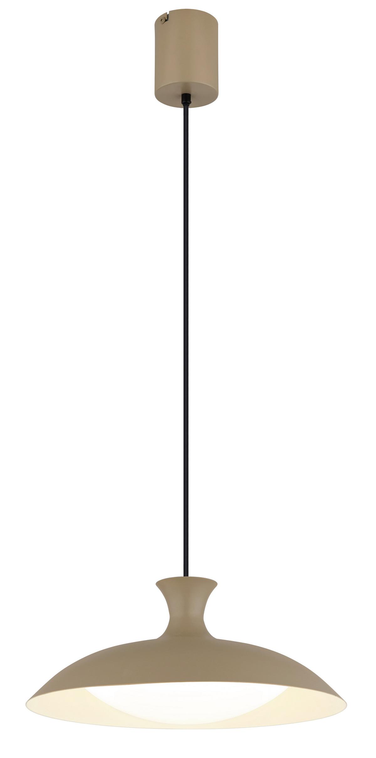 Led Függőlámpa 15781s  Rocha - fekete/opál, Konventionell, műanyag/fém (40/150cm) - Globo