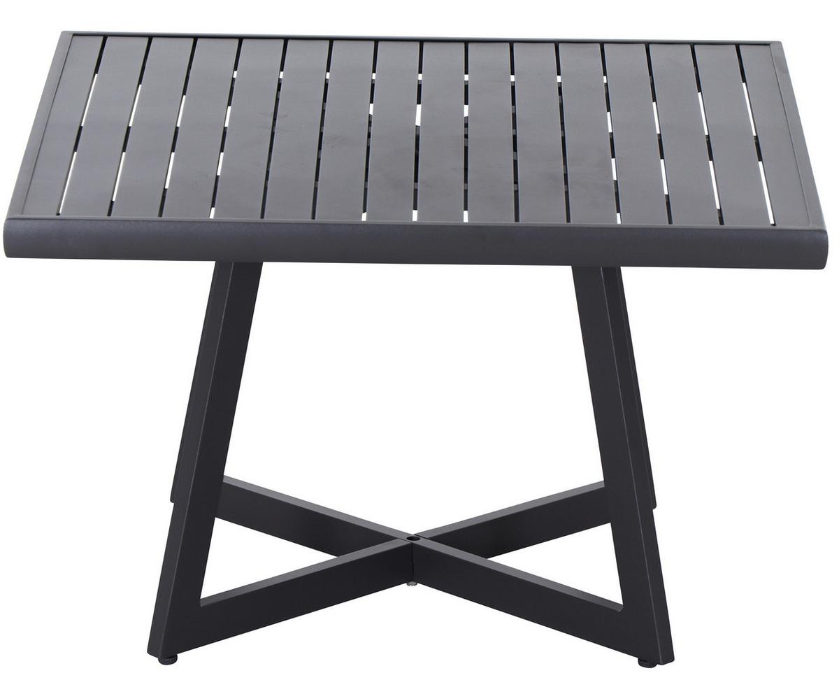 Gartentisch Metall L 70 cm - Anthrazit, KONVENTIONELL, Metall (70/70/45cm) - Siena Garden