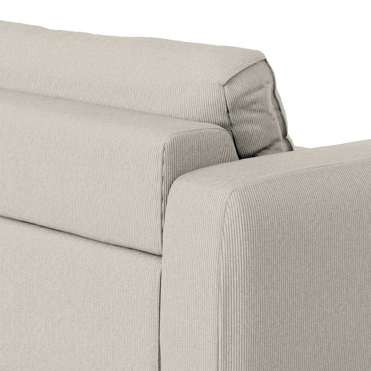 Bigsofa Bourbon, Grau B: 264 Cm - Schwarz/Grau, MODERN, Textil (264/84/125cm) - Trendmanufaktur