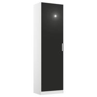 Drehtürenschrank 47 Cm Berlin Weiß/grau - Weiß/Grau, MODERN, Holzwerkstoff (47/197/54cm) - Rauch Möbel