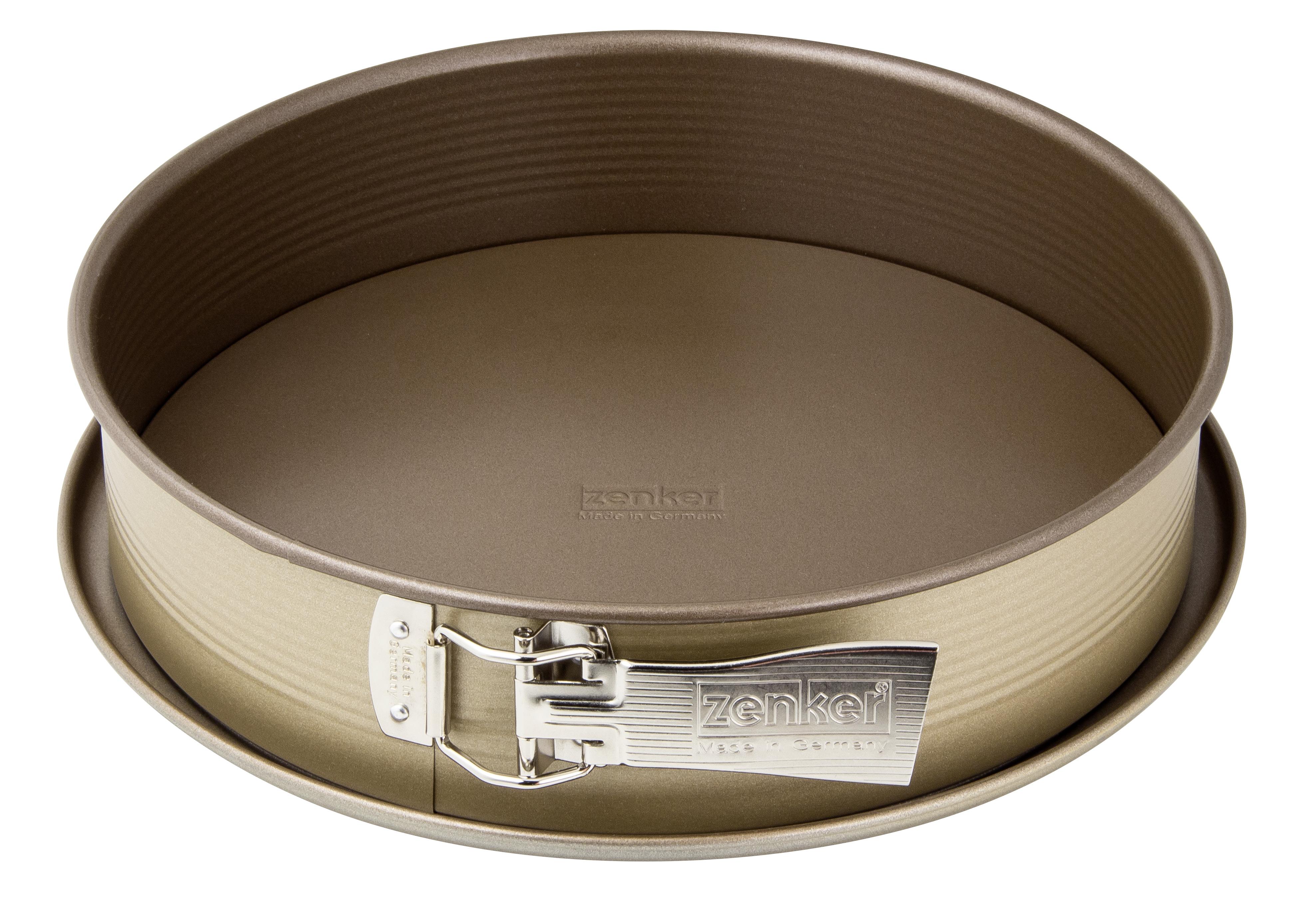 Springform Mojave Gold Rund D/H: ca. 28/6,5 cm - Goldfarben, Metall (28/6,5cm)