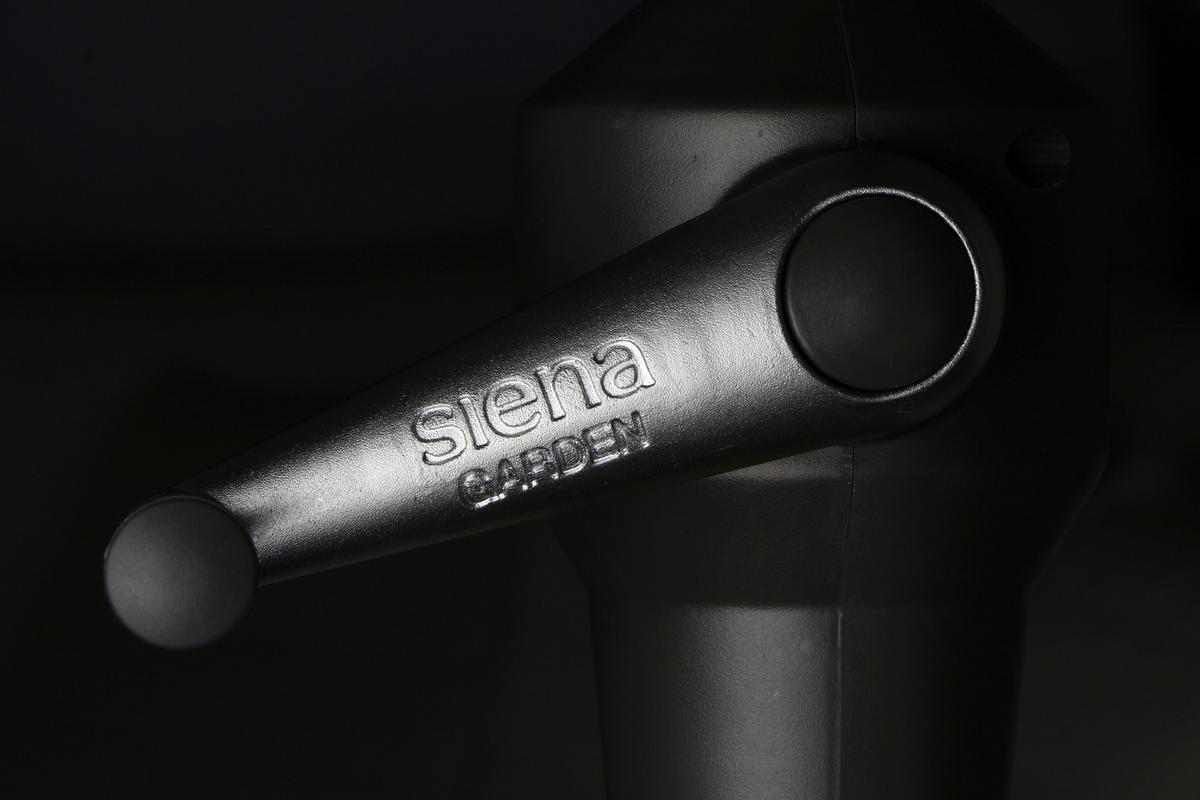 Sonnenschirm BxHxT 250x238x200 cm Anthrazit/Olivgrün - Anthrazit/Olivgrün, KONVENTIONELL, Textil/Metall (250/200cm) - Siena Garden