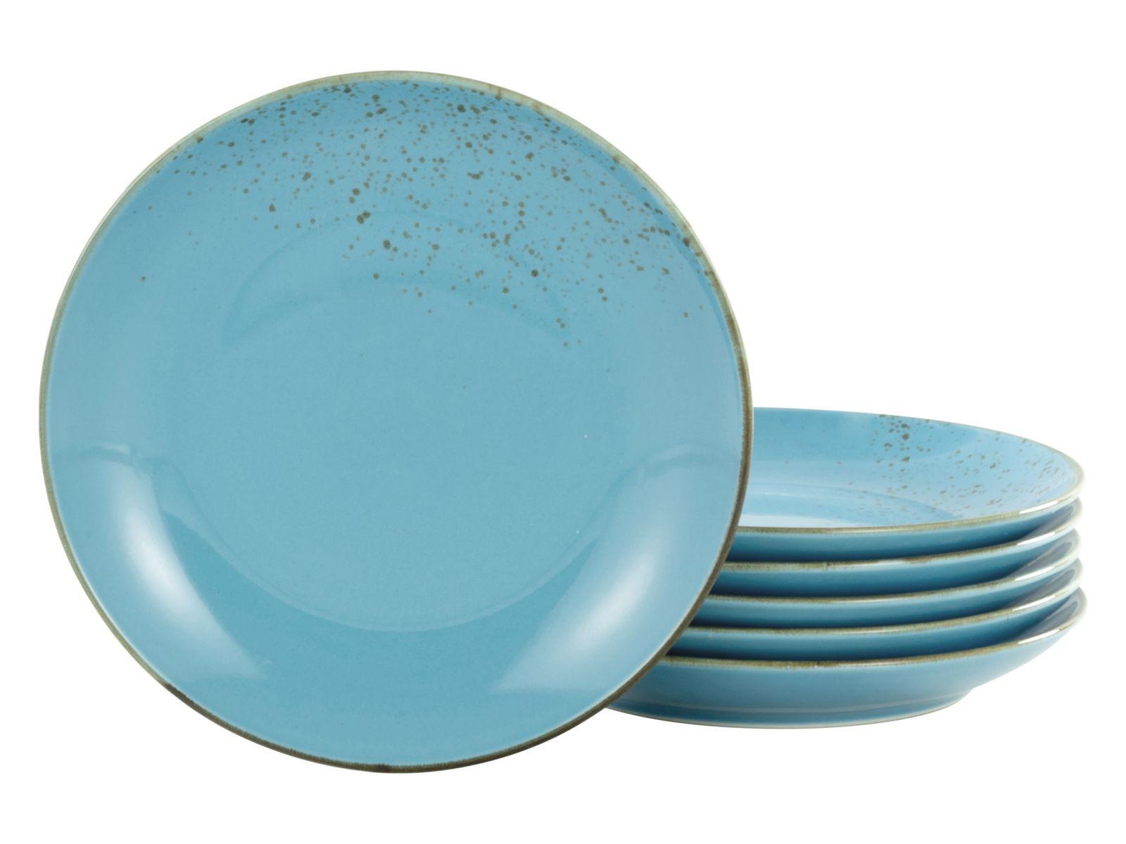 Desserttellerset 22062 Nature Collection - Hellblau, Trend, Keramik (21cm) - Creatable