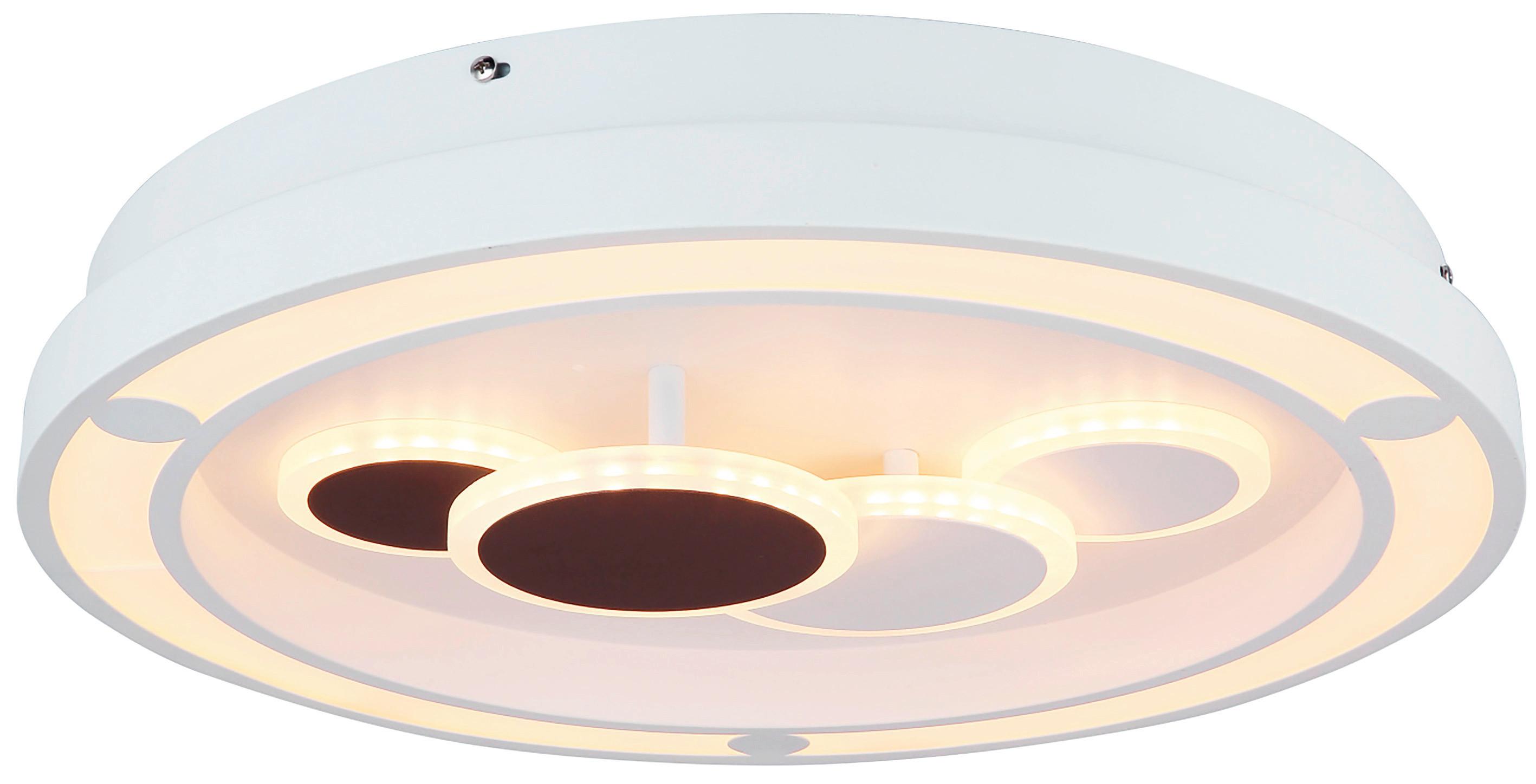 Led Mennyezeti Lámpa 48405-50 Kolli - fehér, Design, műanyag/fém (48/8.2cm)