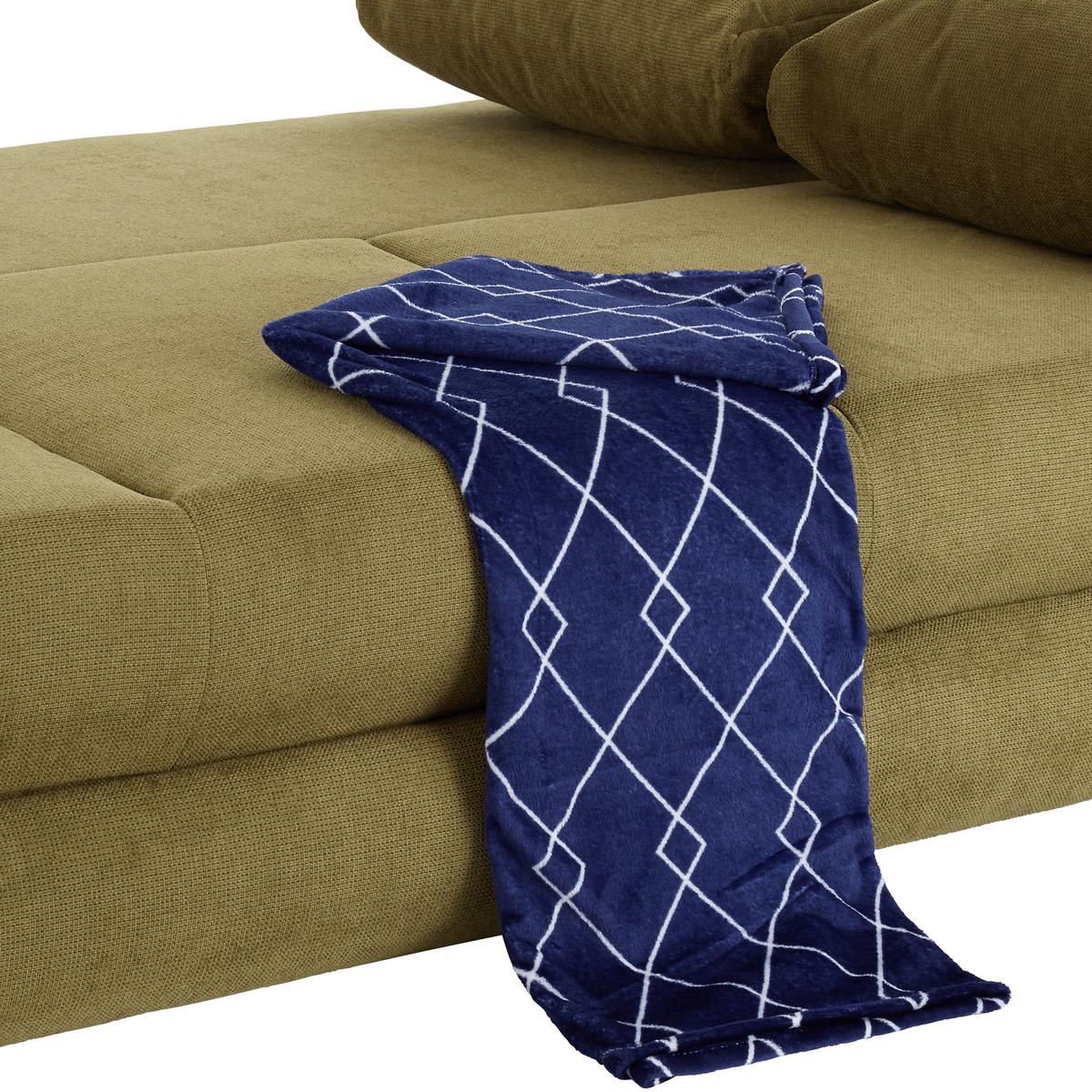 2-Sitzer-Sofa mit Schlaffunkt. und Bettkasten Clipso Olivgrün - Olivgrün, Basics, Textil (212/93/90cm) - Ondega